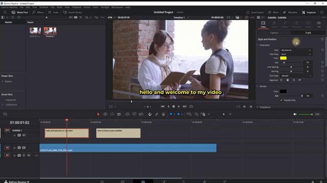 How to Save Subtitles in Davinci Resolve 19 Tutorial