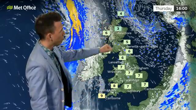 30/01/2025 –  Sunny with isolated showers – Afternoon Weather Forecast UK – Met Office Weather