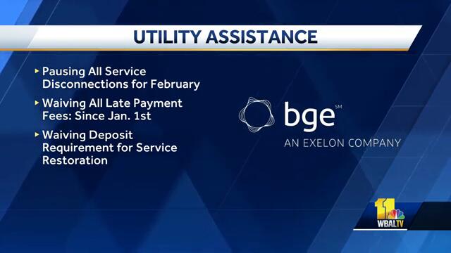BGE waiving certain fees amid high energy bills