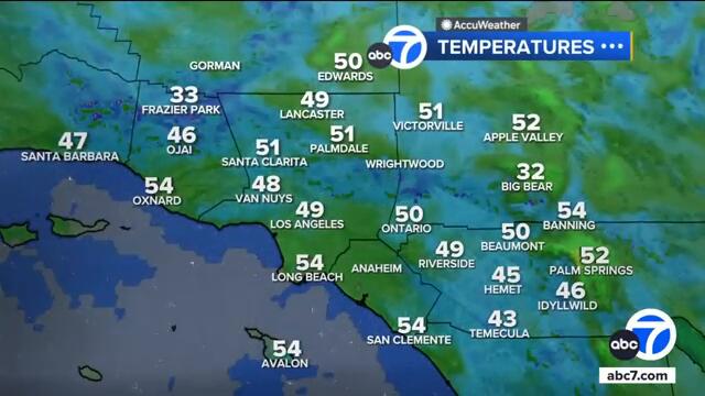 Rain returns to SoCal this week: Here's a breakdown of the rainfall totals