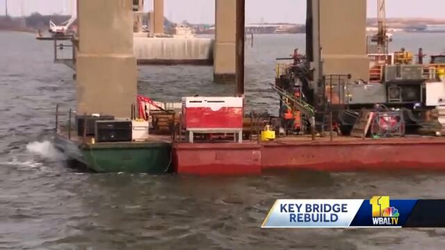 Pre-construction begins at Key Bridge site