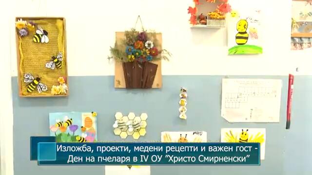 Изложба, проекти, медени рецепти и важен гост - Ден на пчеларя в IV ОУ ”Христо Смирненски”