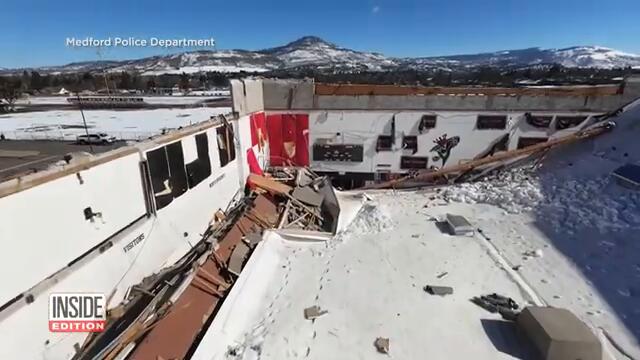 School's Roof Collapses Due to Heavy Snow