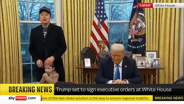 Elon Musk joins Donald Trump for Oval Office news conference