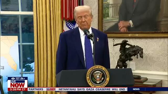 FULL: President Trump takes questions in Oval Office | LiveNOW from FOX