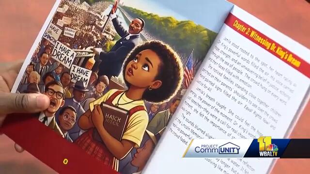 Student's book teaches about Black History Month