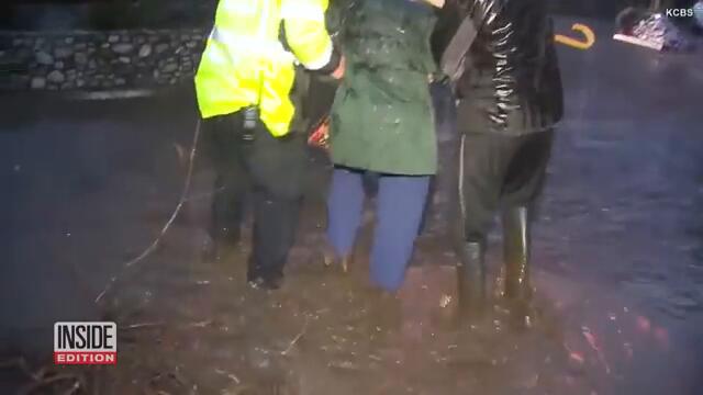 Fire Department Vehicle Falls Down Cliff Into Ocean