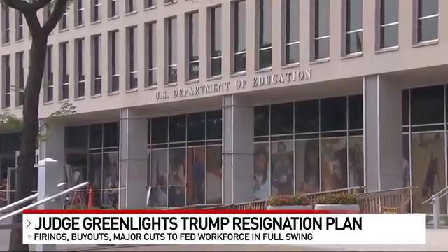Judge clears path for President Trump's workforce downsizing plan