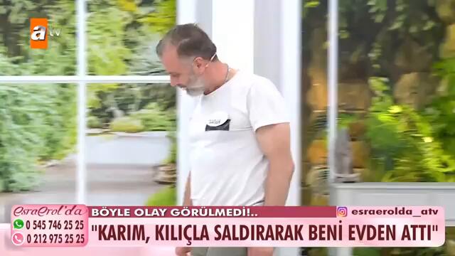 Karım, kılıçla saldırarak beni evden attı! - Esra Erol'da 17 Şubat 2025 @EsraErolatv