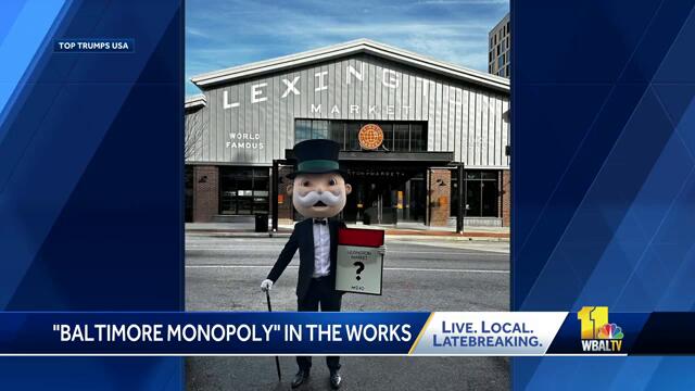 Help Mr. Monopoly create a Baltimore gameboard