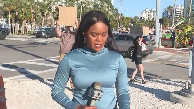 'Not My President's Day' protests erupt across Tampa Bay