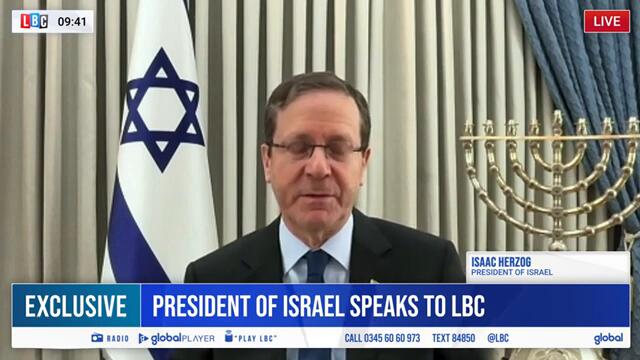 Israeli President: It’s time to 'change the course of history' in the Middle East | LBC exclusive