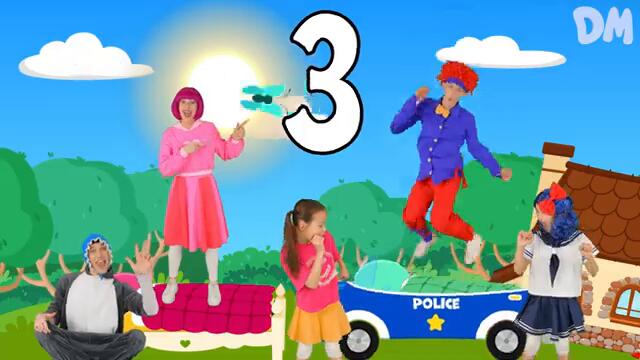 Пять Маленьких Обезьянок - Учимся считать - Детские песни