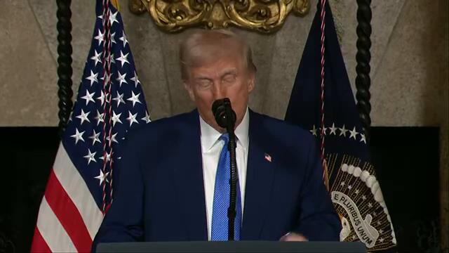 FULL VIDEO: President Trump speaks, signs executive orders from Mar-a-Lago