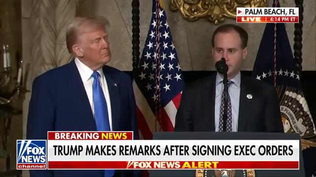 President Trump signs executive order on IVF at Mar-a-Lago