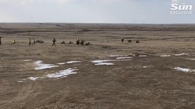 Brit troops spearhead Nato drills just 16 miles from war-torn Ukraine