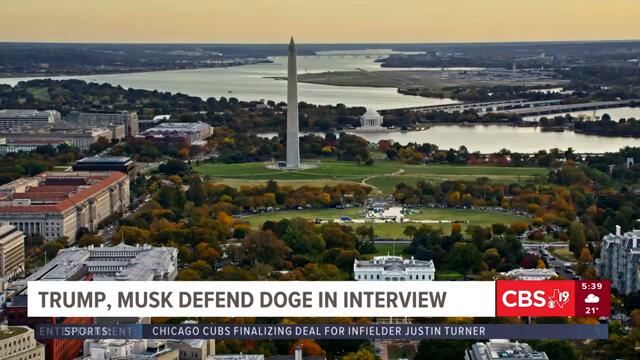 President Donald Trump, Elon Musk defend DOGE in interview with Fox News' Sean Hannity