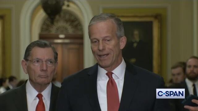 Sen. Thune on if Ukrainian President Zelensky is a Dictator: "The president speaks for himself."