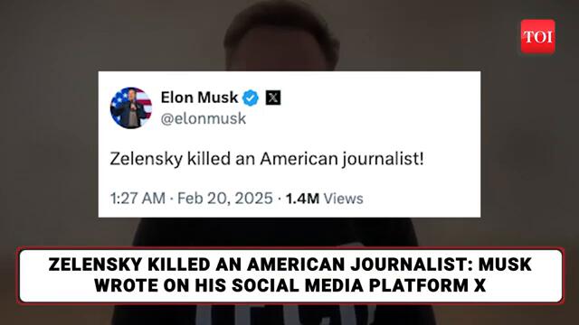 ‘Zelensky Murdered American…’: Musk Attacks Ukrainian President After Trump | Details