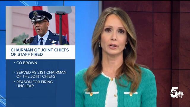 President Trump fires chairman of the Joint Chiefs of Staff