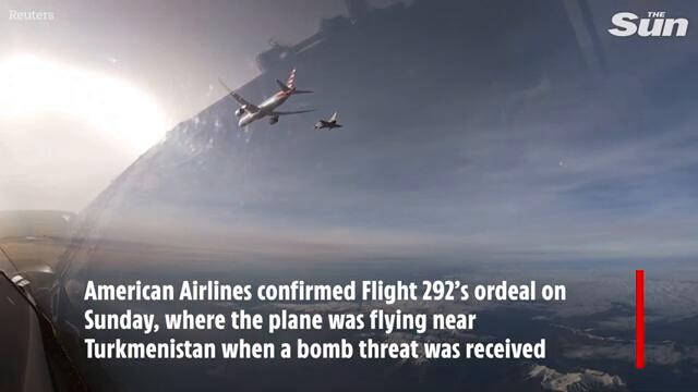 American Airlines jet diverted to Rome escorted by fighters in bomb threat