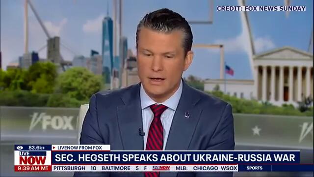 Pete Hegseth on Russia-Ukraine war, President Trump & Pentagon changes | LiveNOW from FOX