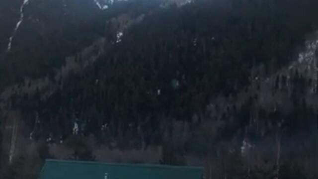 Вечереет, полнолуние, ущелье Махар, КЧР #горы #отдых #кчр #махар #природа #водопад #туризм