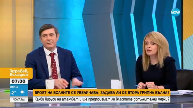 Проф. Кантарджиев: Расте броят на болните от грип - Здравей, България (26.02.2025)