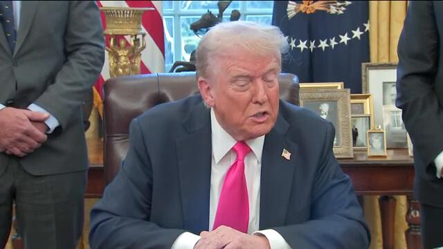 EARLIER: President Trump signs new executive orders