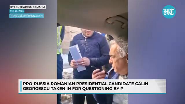 ‘Pro-Russia’ President Candidate Detained On Way To File Nomination After Annulled Vote | Romania
