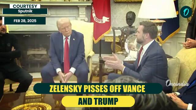 Trump Could Punch Zelensky? What Zelensky Said That Pissed off U.S President Trump & Vance So Badly