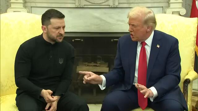 Trump and Zelensky in extraordinary Oval Office shouting match | AFP