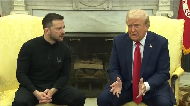 MOMENTS AGO: President Trump's bilateral meeting with Ukrainian President Zelenskyy