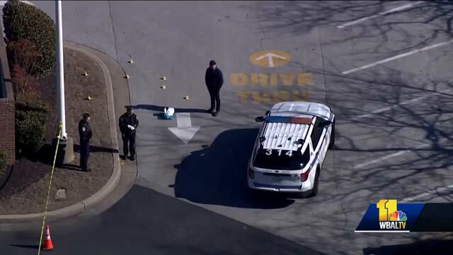 Raw: SkyTeam 11 over scene where shell casings were found