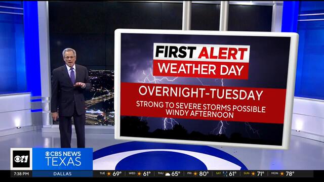 Severe weather with higher-than-usual-tornado-risk heads for North Texas