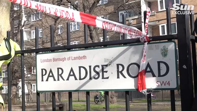 Boy shot dead by playground pictured – as cops hunt gunman ‘who fled on moped'