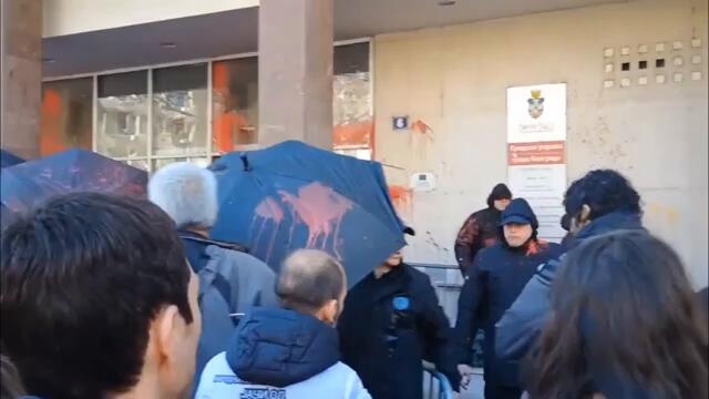 Масов бой пред кметството в Белград