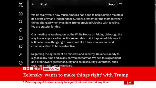 President Volodymyr Zelensky says Ukraine ready to work on peace deal | BBC News