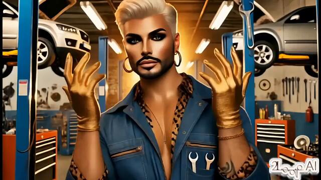 Автомонтьор (Индъстриъл метъл версия) | Азис в стила на Rob Zombie [Ретро Чалга Metal Remix]