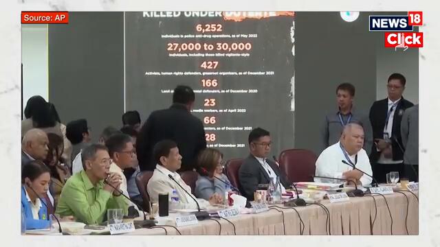 Philippines' Ex-President Rodrigo Duterte Arrested At ICC's Request Over 'Drugs War' | N18G