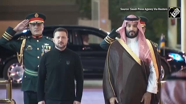 Ukrainian President Zelenskyy Meets Saudi Crown Prince Mohammed bin Salman
