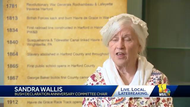 Harford  County celebrates 250th anniversary of Bush Declaration