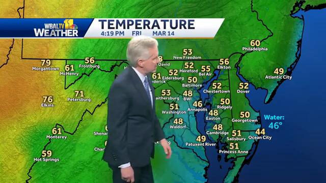 Maryland weather forecast: Temps in 60s on Saturday, severe weather possible on Sunday