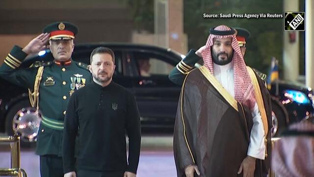 Ukraine’s President Zelenskyy meets PM Mohammed bin Salman ahead of diplomatic talks in Saudi Arabia
