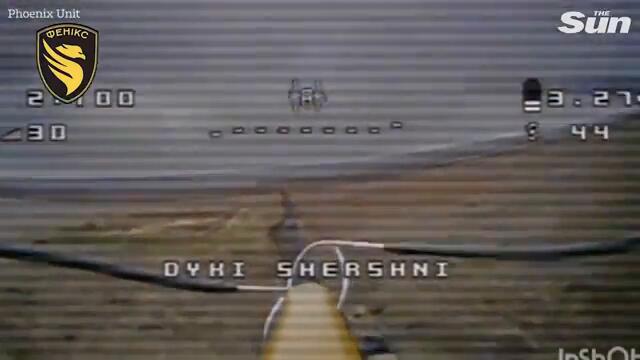 Ukraine forces blast Russian tanks as they attempt to break through defences