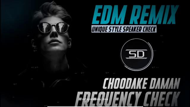 CHOODAKE DAMAN REMIX | UNIQUE STYLE FREQUENCY CHECK | SPEAKER CHECK | DJ SIDAY REMIX 2025 NEW