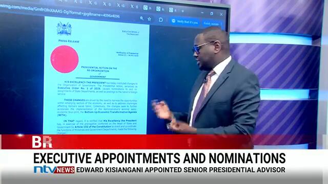 President Ruto makes new executive appointments and nominations