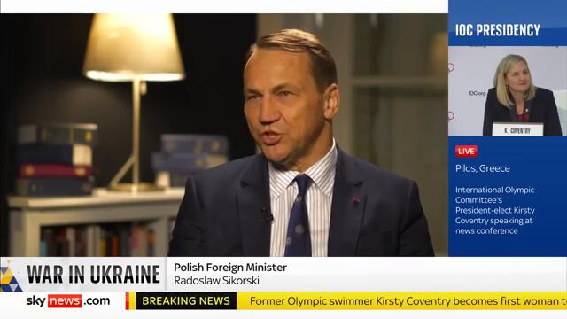 Putin wants 'all of Ukraine' while Trump only 'cares about success' warns Polish foreign minister