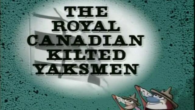 Шоуто на Рен и Стимпи С02 Е12 - Кралските в килт канадски ездачи | Англ. аудио