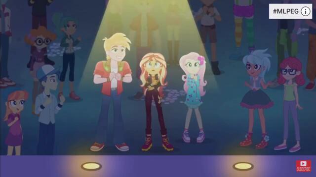 YTP MLP Equestria Girls The Last Drop Sunset Shimmer And Fluttershy Games VS Dancing Wolf - Videoclip.bg (1)